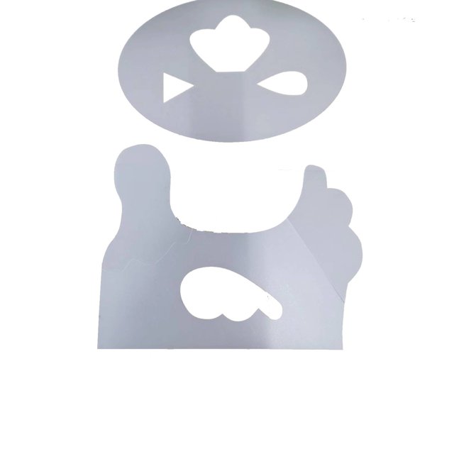 Birdeem Cute Eggs Basket Template Set,New Plastic Drawing Template