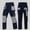 Dark Blue, variant on Amzcrzy Cargo Pants for Men Men's Fashionable Color Blocked Work Clothes Multi Pocket Work Pants Men's Pants Men's Cargo Pants Work Pants for Men Pants for Men Men's Clothing
