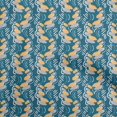 thumbnail image 1 of oneOone Polyester Spandex Teal Blue Fabric Abstracts Fabric For Sewing Printed Craft Fabric By The Yard 56 Inch Wide, 1 of 5