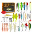 thumbnail image 2 of Ensemble de Compte à Rebours de Pêche de 24 Pcs Kit d'Aveugle en Métal pour Ados et Adultes Équipement de Pêche en Plein Air, 2 of 7