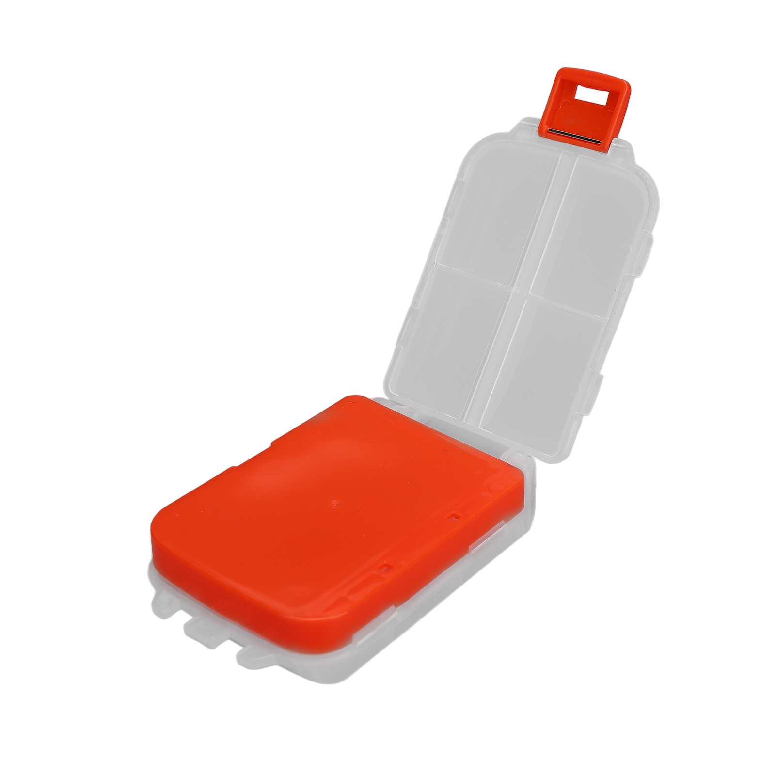 Weekly Pill Organizer, Vitamin Holder Foldable Pill Case  For Fish Oil For Vitamins Red