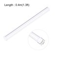 thumbnail image 2 of Unique Bargains Clear Rigid PVC Pipe 29/32'(23mm) ID x 1'(25mm) x 1.3ft 0.04' Wall Round Tube Tubing, 2 of 5