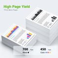 thumbnail image 3 of 67 Ink Compatible for HP 67 Ink Printer Cartridges for 67XL HP Ink Cartridge DeskJet 2752e 2855e, 3 of 8