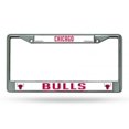thumbnail image 2 of Chicago Bulls Cadre de Plaque d'Immatriculation Chrome, 2 of 2