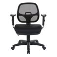 thumbnail image 4 of Ergonomic Task Office Chair with Adjustable Arms in Coal Black, 4 of 7