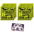 thumbnail image 1 of Ernie Ball 2221 Ensemble de Cordes Slinky Régulières (10-46) Cordes de Guitare Électrique - Lot de 6 avec Pics, 1 of 4