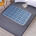 thumbnail image 1 of Feltree Extra-Large Washable Underpad, 60x40 Inch Waterproof Bed Pad with Non-Slip Back, Breathable Cotton Reusable Incontinence Pads for Seniors, Postpartum & Menstrual Care, 1 of 7