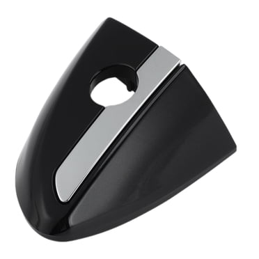 Unique Bargains Front Left Door Handle Lock Cylinder Cover for Toyota Corolla 2014-2018 ABS Black 1 Pc