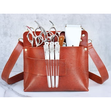 Toolkit,Scissor Pu Hair Clips Scissor Hair Clippers Spray Clips Combs Tool - Pu - Pu Barber 7-slot Scissor Combs Clippers Spray Bottle 7-slot Barber Scissors Pu Waist 7 Nebublu Clippers Bottle Tool