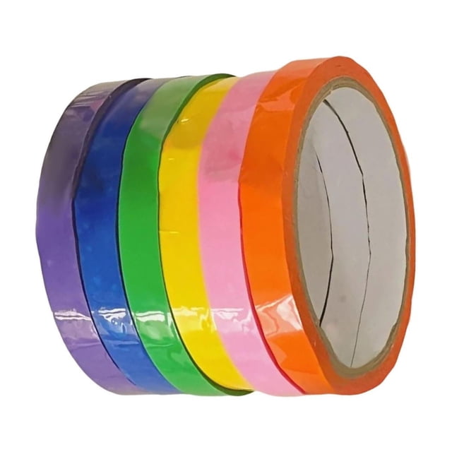 Redempat 6Pcs Sticky Ball Tape Colorful for Children Home School Adult Kids