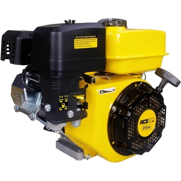 Aceup Energy 7 HP 212cc Horizontal Shaft Gas Engine, Recoil Start, 4-Stroke OHV, 3/4 in. x 2-3/8 in. Shaft, for Go-Karts & Splitters, EPA
