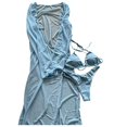 thumbnail image 4 of DGMIOCS Ensemble Tankini pour Femme Bikini pour Femme Bleu m, 4 of 4