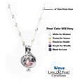 thumbnail image 2 of Surfer Wave Love Pearl Creations DIY Kit Cultured Necklace Set with Stainless Steel Chain 16", 2 of 5