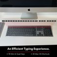 thumbnail image 4 of Macally Wireless Bluetooth Keyboard for Mac - Compatible Apple Keyboard Wireless for Mac iOS PC Android - Switch Between 3 Devices with Multi Device Mac Bluetooth Keyboard for Ma, 4 of 6