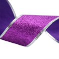 thumbnail image 2 of 33Ft/10Meters Purple Glitter Christmas Ribbon Wreath Present Wedding Arts Crafts Gift Wrapping, 2 of 2
