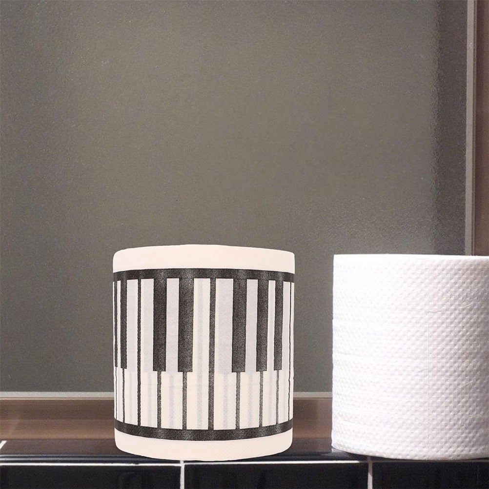 Raindrops Piano Tissue Roll Decor Soft Toilet Paper Rolls for Bathroom Use in Assorted Colors