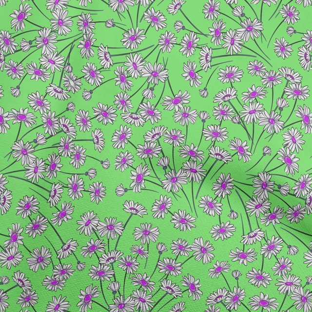 oneOone Rayon Green Fabric Floral Craft Projects Decor Fabric Printed By The Yard 56 Inch Wide
