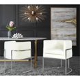 thumbnail image 2 of TOV Furniture Giselle Transitional Velvet Dining Chair, Cream (Set of 1), 2 of 6