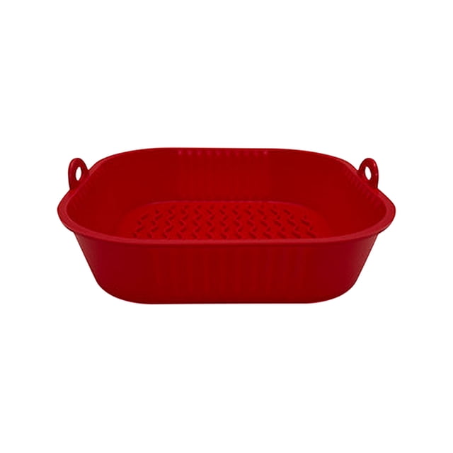 Reusable Gas Fryer Silicone Baking Tray Flower Shaped Fryer Tray Pad
