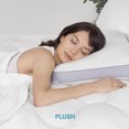 thumbnail image 4 of Sleep Innovations Comfort Gel Memory Foam Customizable Pillow King White, 4 of 6