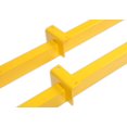 thumbnail image 3 of Lakewood Traction Bar 20475 Leaf Spring Mounted; 28 Inch Long; Yellow; With Rubber Snubbers/U-Bolt/Installation Hardware; Set Of 2, 3 of 5