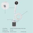 thumbnail image 3 of Portable Electric Shower,  Wear  Portable Electric Shower 4.3x2.6In Reliable ABS Outdoor Camp Shower Suitable Animal Bathing Vegetable Watering Instruments, 3 of 8