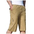 thumbnail image 1 of Diufon Men's Athletic Shorts Drawstring Waisted Outdoor Sport Shorts Spring Summer Hiking Shorts with Pockets, 1 of 7