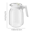 thumbnail image 3 of Green High-Capacity Glass Beverage Dispenser With Insulated Base Cold Brew Tea Pitcher Set For Refrigerator Organization (No Color Reference) #2U0t0, 3 of 6