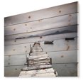 thumbnail image 1 of Design Art - Pier and Boats at Seashore, 1 of 5
