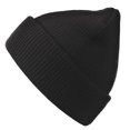 thumbnail image 1 of Bangcool Bonnet à Revers Côtelé Classique Couleur Unie pour Hommes Femmes, 1 of 8
