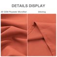 thumbnail image 4 of REGALWOVEN Soft Microfiber Pillowcases Set of 2 Pillowcases Standard Orange 20"x26", 4 of 10