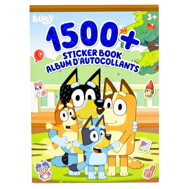 Bluey 1500+ Sticker Book