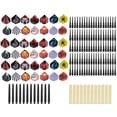 thumbnail image 3 of Tip Darts Set,  Accessories Kit Include 12Pcs Darts Shaft 42Pcs Flights 100Pcs Tips Gift for  Lovers and Friends  for Relaxation and Entertainment, 3 of 8