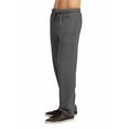 thumbnail image 3 of Men‘s Open Bottom Terry Sweatpants  Elastic Drawstring Waistband  Charcoal Grey S,charcoalgrey(openbottom),L, 3 of 4
