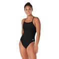 thumbnail image 1 of Speedo Maillot de Bain une Pièce Endurance à Dos Croisé pour Femmes - Speedo Noir, 24, 1 of 2