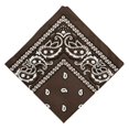 thumbnail image 1 of Unisex Bandana Headscarf Neck Scarf Scarf Biker Scarf Motorcycle Coffee, Inch, 1 of 6