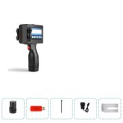 Handheld Inkjet Printer 12.7mm with Fast-Drying Ink for Text QR Barcode Batch Number Logo ,Easy to Operate