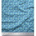 thumbnail image 1 of Soimoi Poly Georgette Fabric Scientific Lab Equipments Education Theme Print Fabric by The Yard 52 Inch Wide, 1 of 3