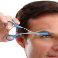 thumbnail image 2 of HLONK Ciseaux à Sourcils avec Poignées Antidérapantes pour Doigts Multi, 2 of 3