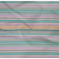 thumbnail image 4 of oneOone Organic Cotton Poplin Twill Fabric Horizontal Stripe Print Fabric By Yard 42 Inch Wide, 4 of 4