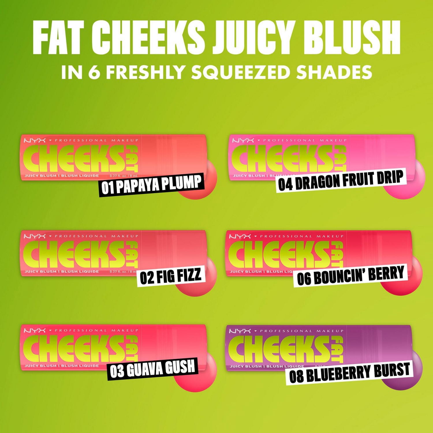 NYX Professional Makeup Fard à joues liquide Fat Cheeks