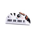 thumbnail image 2 of Animals Piano Keyboard Toy Electronic Piano Keyboard Portable Piano with 22 Keys Zebra, 2 of 8