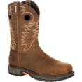 thumbnail image 1 of Georgia Boot Carbo-Tec LT Alloy Toe Waterproof Pull-On Boot Brown, 1 of 5