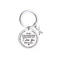 thumbnail image 1 of Up to 65% Off Creative DIY To My Daughter Stainless Steel Last Name 26 Letter Keychain 2.5cm Necklace Rings Earring Jewelry on Clearance, 1 of 5