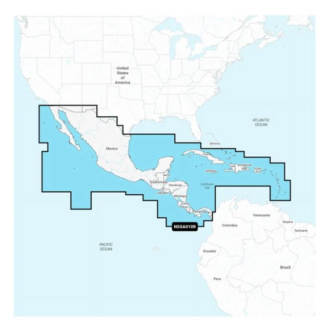 CENTRAL AMERICA & CARIBBEAN GARMIN