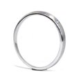 thumbnail image 3 of Bague de Promesse Brossée en Diamant en Or Blanc 14 K, 3 of 3