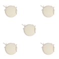 thumbnail image 2 of relayinert 1/2/3/5 Confort et Durabilité des Chaises Coussin Rond Doux et Confortable beige 5 Pcs, 2 of 6