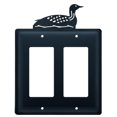 thumbnail image 3 of Village Wrought Iron EGG-116 Loon GFI Cover DBL, 3 of 3