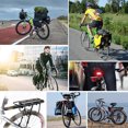 thumbnail image 2 of Semfri Bike Rack Heavy Weight Almost Universal Adjustable Bike Cargo Rack Cycling Equipment Stand Footstock Bicycle Luggage Carrier Racks with Reflective Logo Bicycle Accessories Black, 2 of 17
