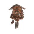 thumbnail image 1 of Cuckoo Clock Black Forest house with moving wood chopper, 1 of 1